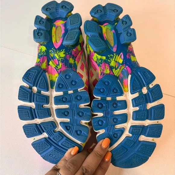 Asics Gel Sendai 2 Womens Size 8.5 Running Shoes Pink blue - Picture 6 of 7